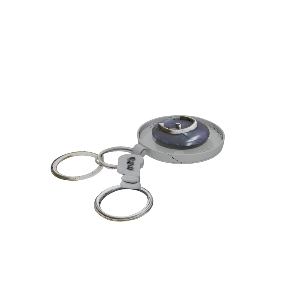 Galaxy 3D Monogram Initial E — keychains 3D print model, STL