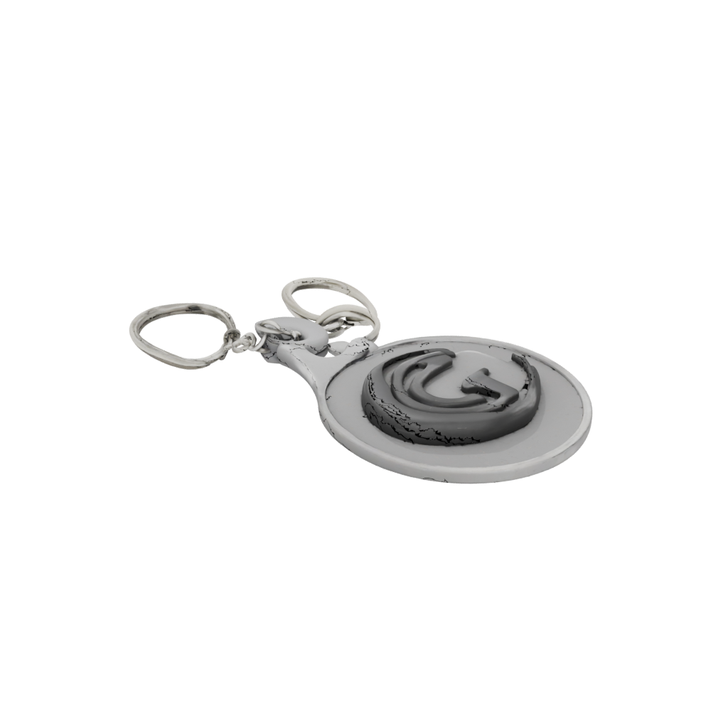 Galaxy 3D Monogram Initial G — keychains 3D print model, STL