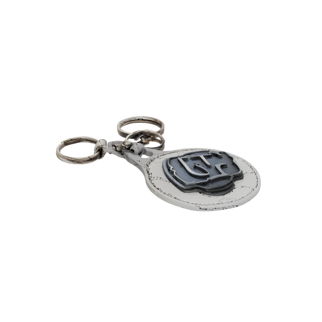 Galaxy 3D Monogram Initial L — keychains 3D print model, STL