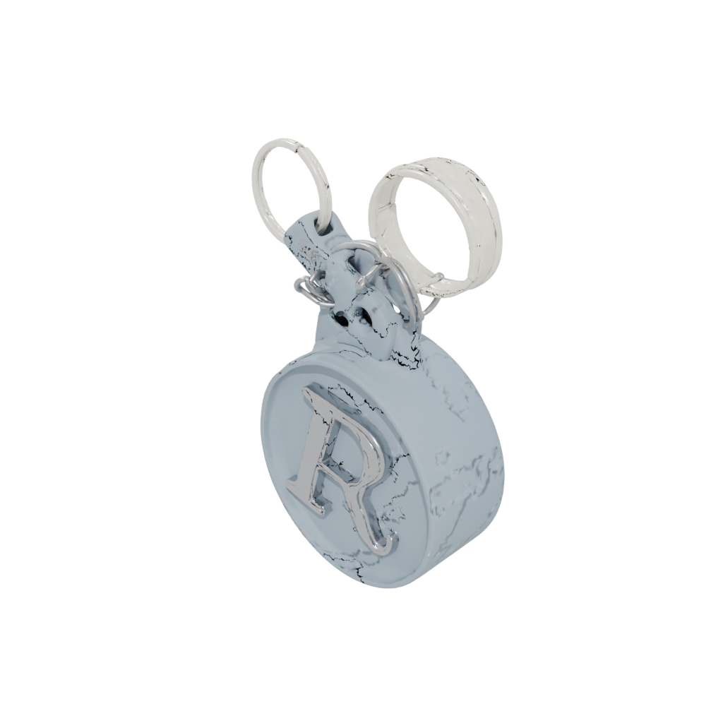 Galaxy 3D Monogram Initial R