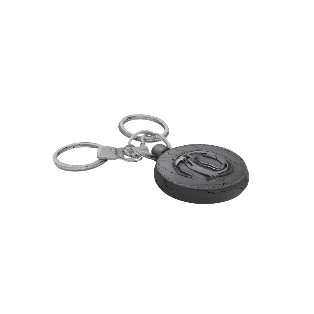 Galaxy 3D Monogram Initial T — keychains 3D print model, STL