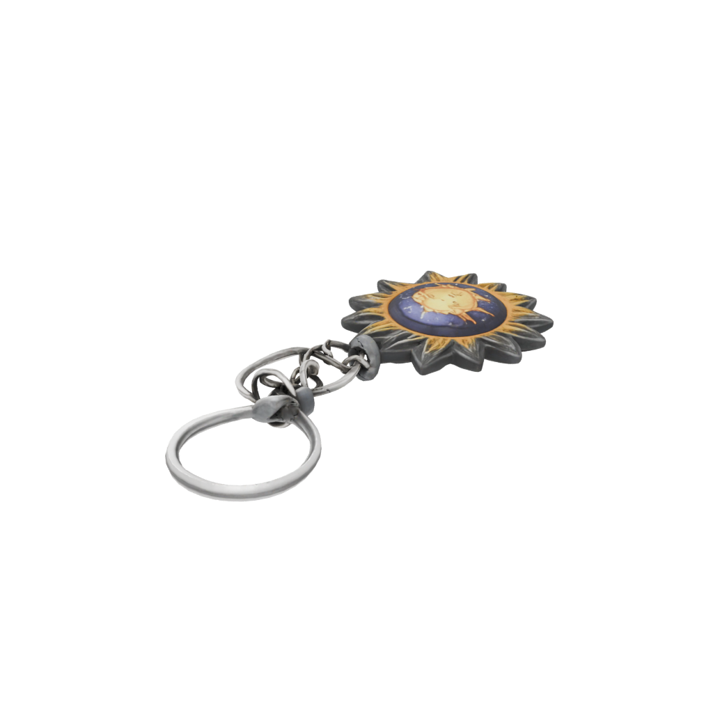 Galaxy 3D Sun Charm — keychains 3D print model, STL