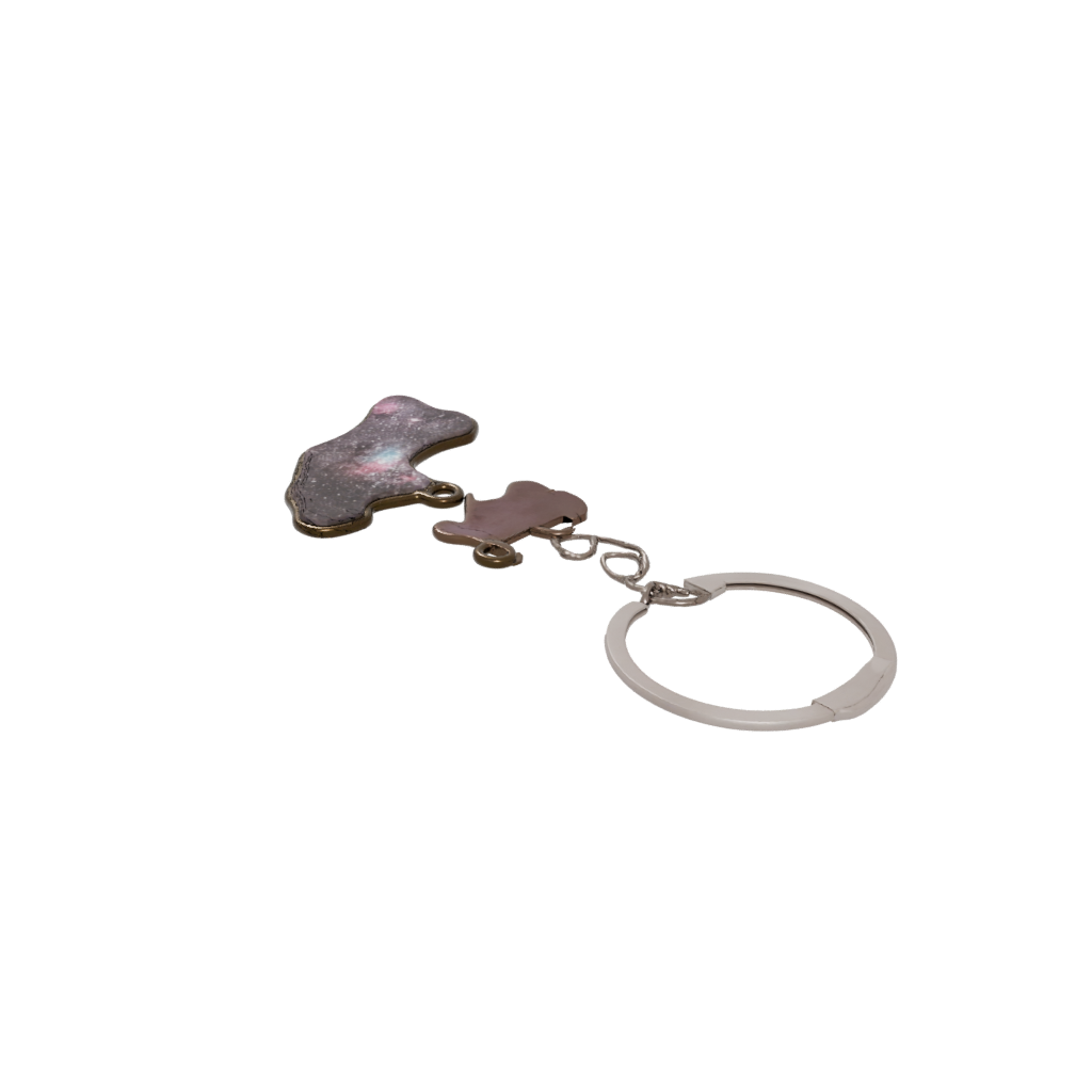 Galaxy Dog Bone Charm