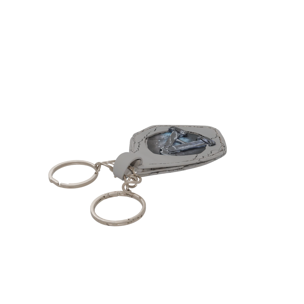 Galaxy Monogram Initial A — keychains 3D print model, STL