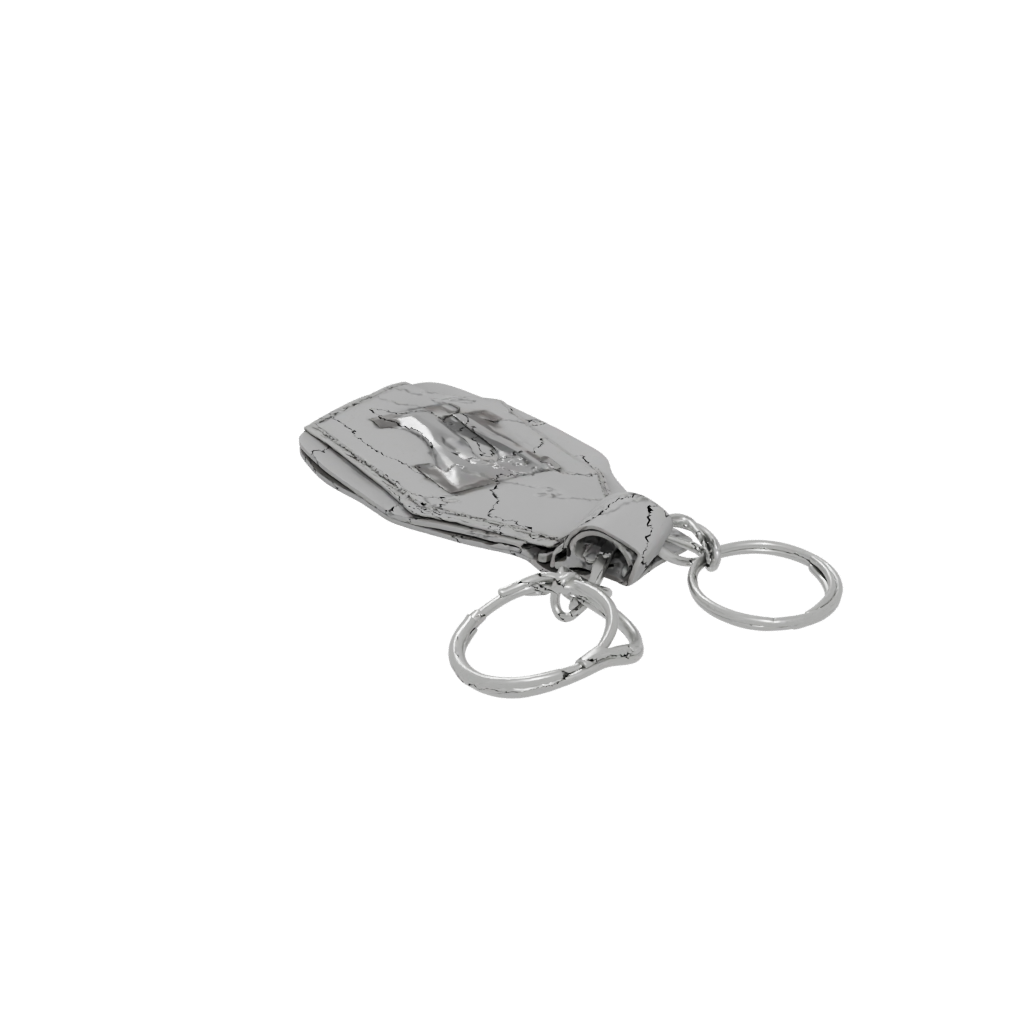 Galaxy Monogram Initial K — keychains 3D print model, STL