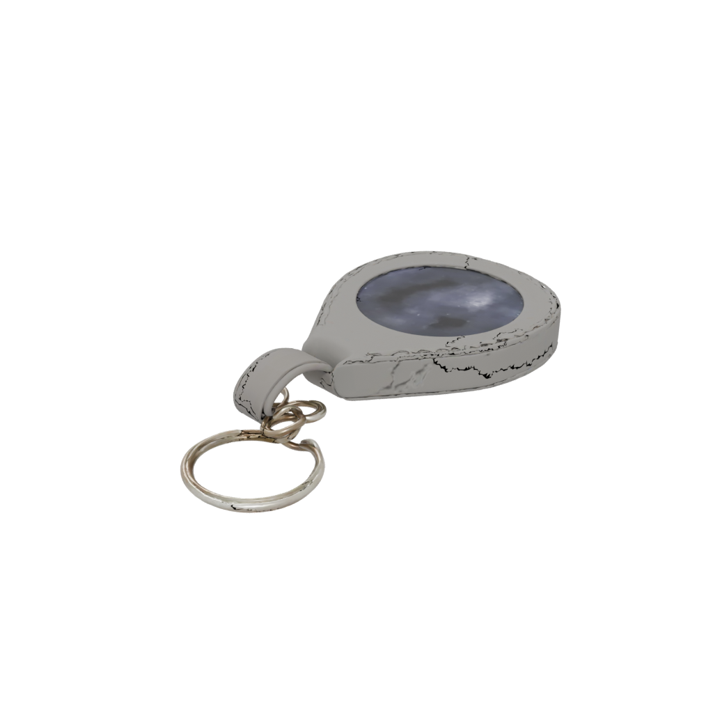 Galaxy Monogram Initial N — keychains 3D print model, STL