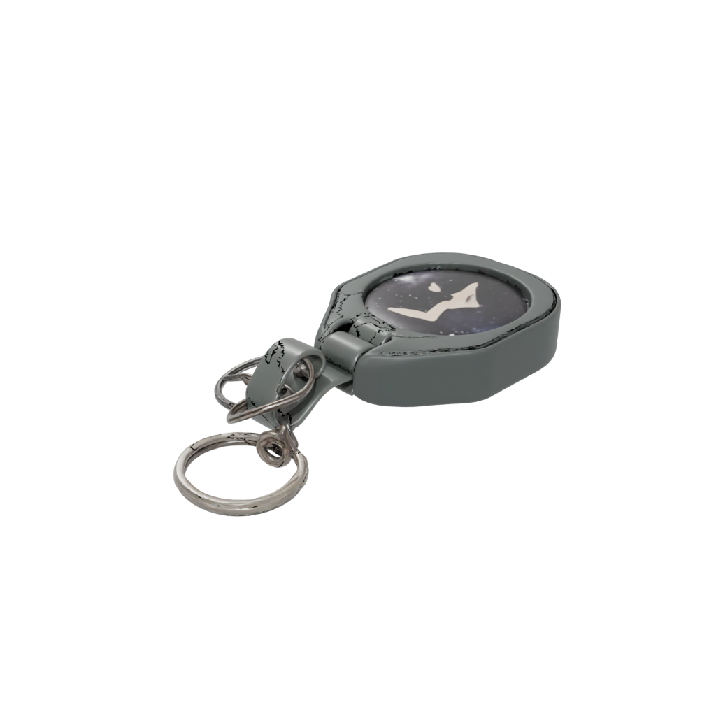 Galaxy Monogram Initial P — keychains 3D print model, STL