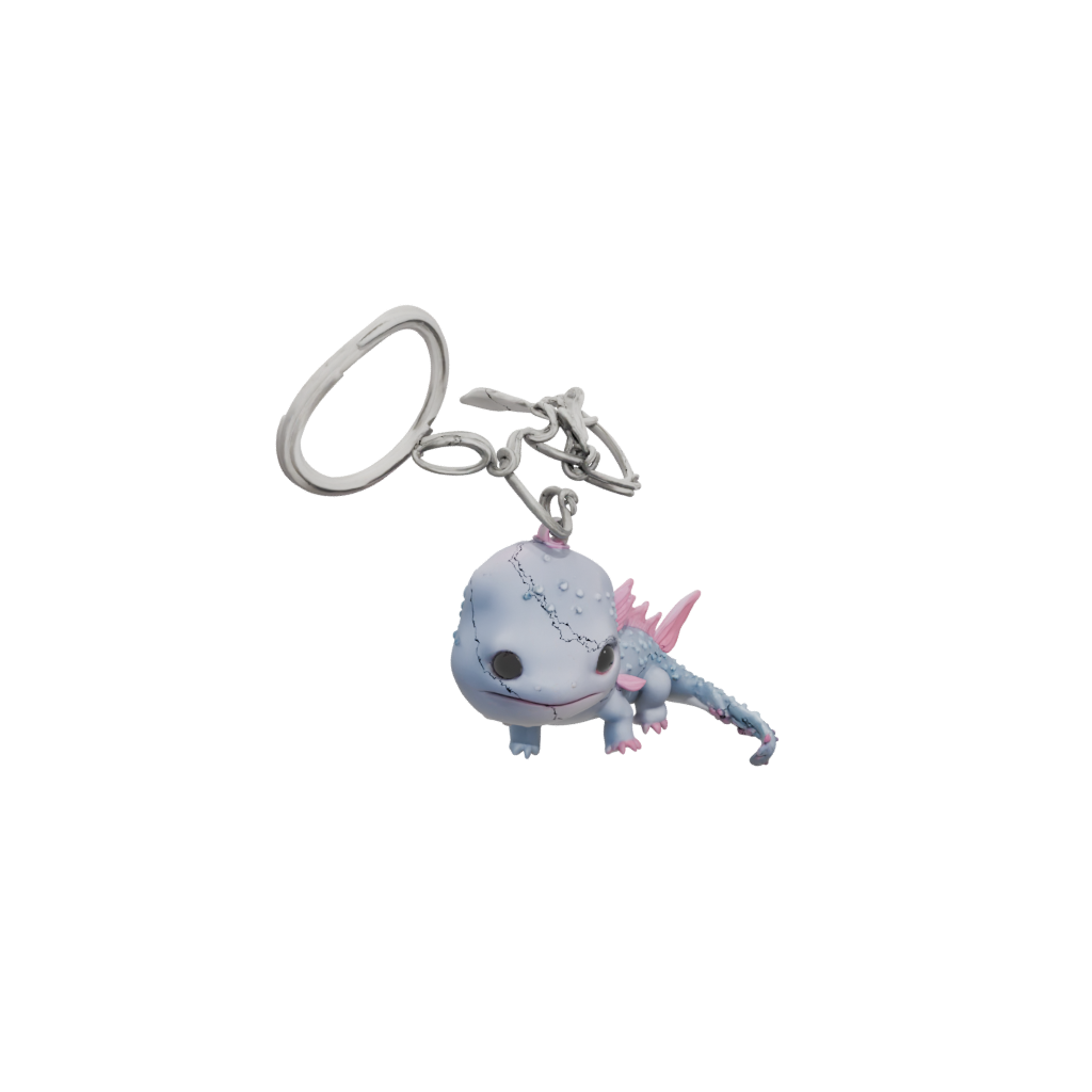 Galaxy Tiny Axolotl Charm