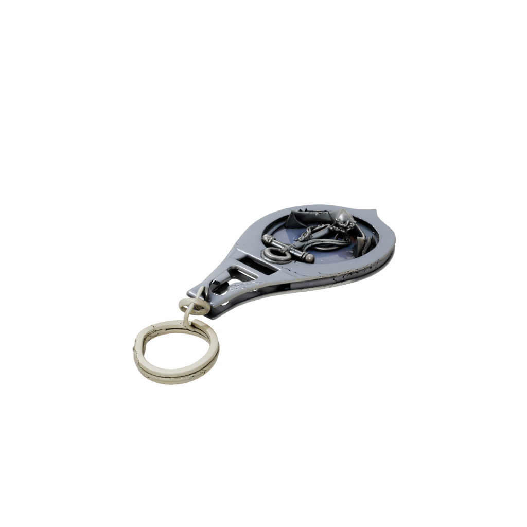 Galaxy Layered Anchor Charm