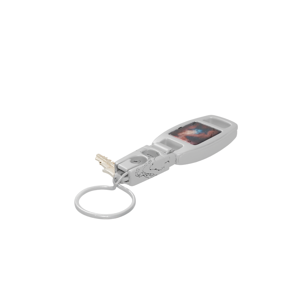 Galaxy Layered Carabiner Clip