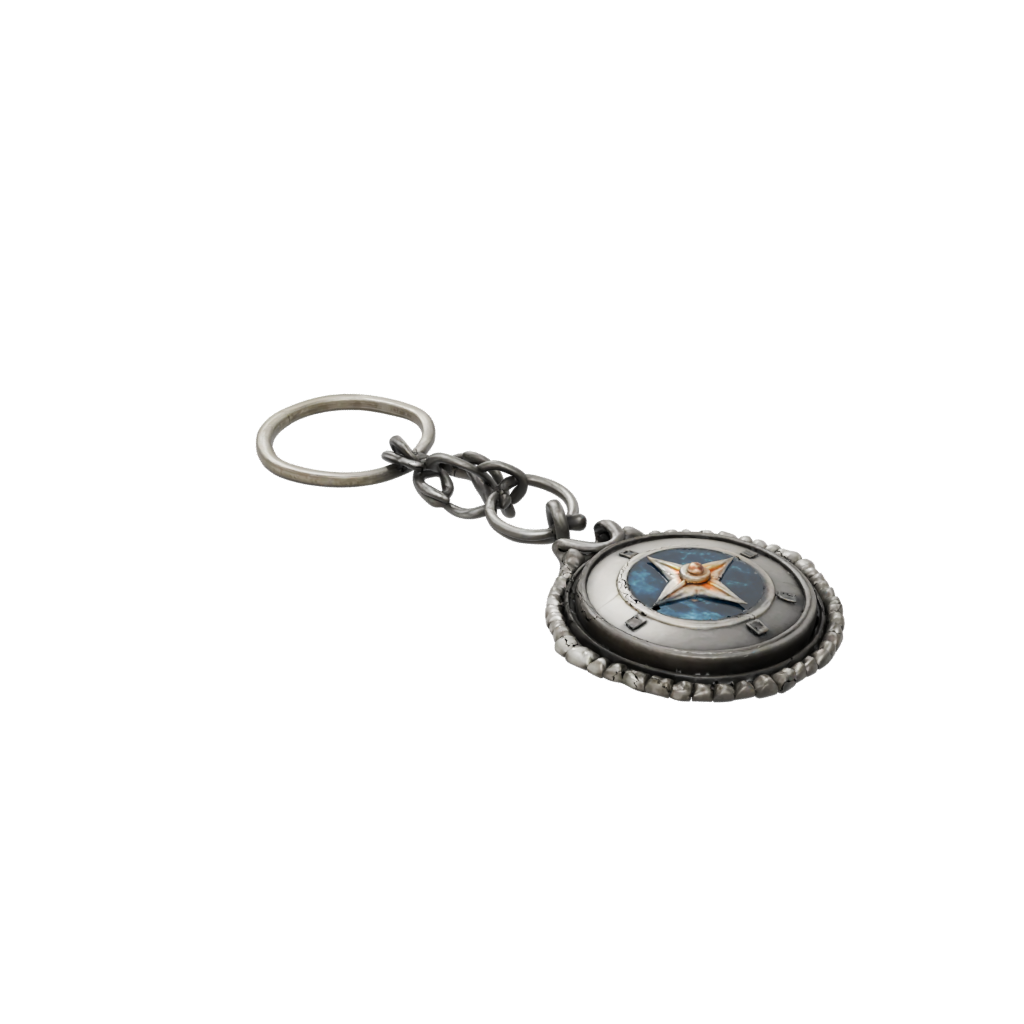 Galaxy Layered Compass Charm
