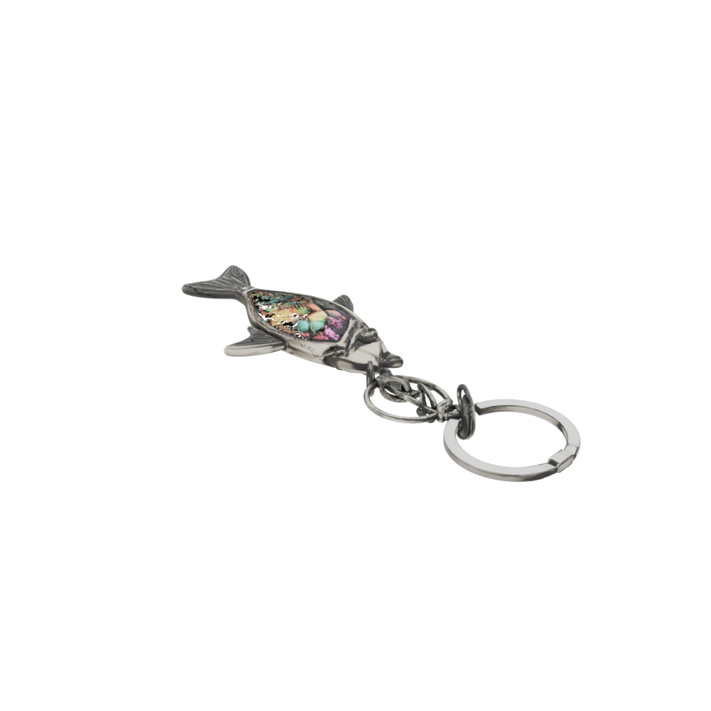 Galaxy Layered Fish Charm