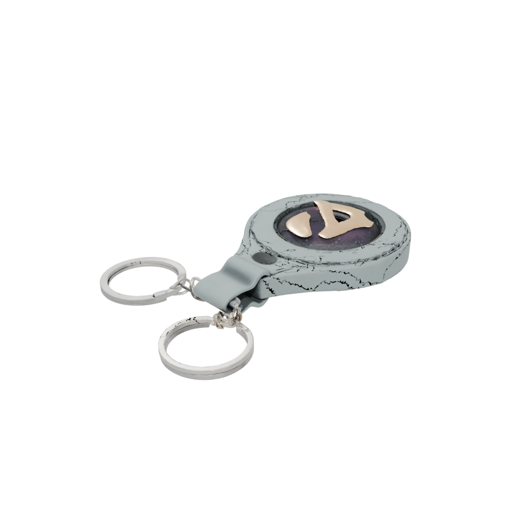Galaxy Layered Monogram Initial S — keychains 3D print model, STL