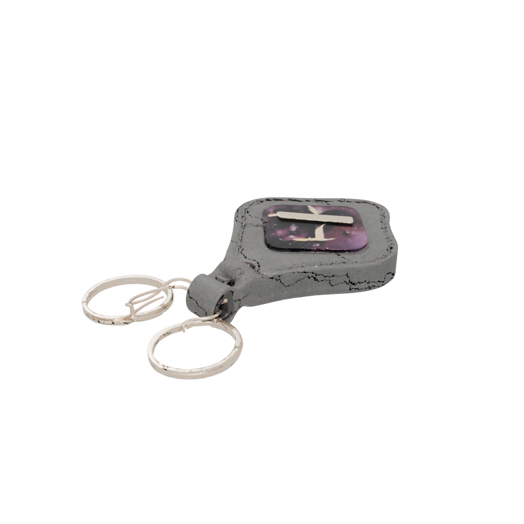 Galaxy Layered Monogram Initial V — keychains 3D print model, STL