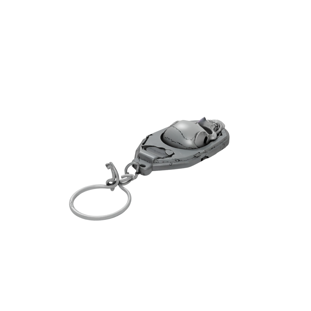 Galaxy Layered Skull Charm