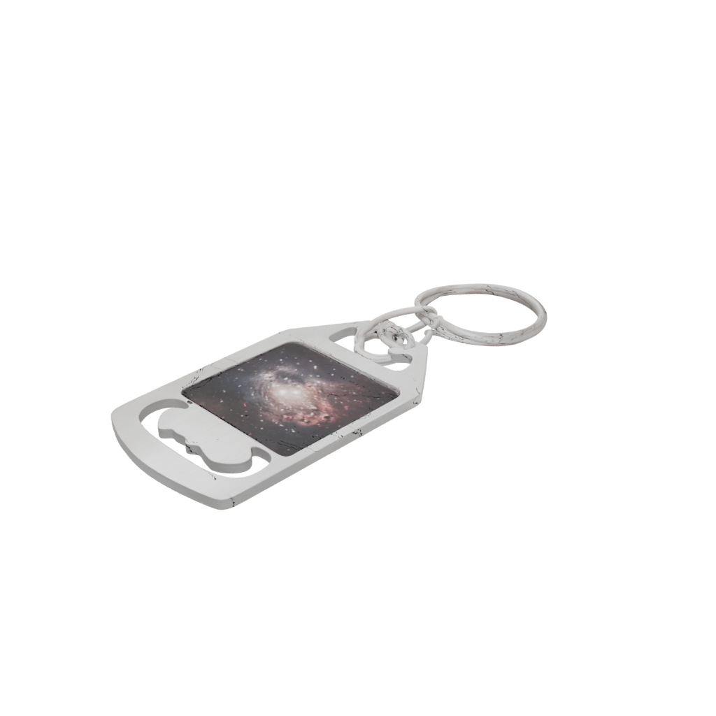 Galaxy Outline Bottle Opener Tag