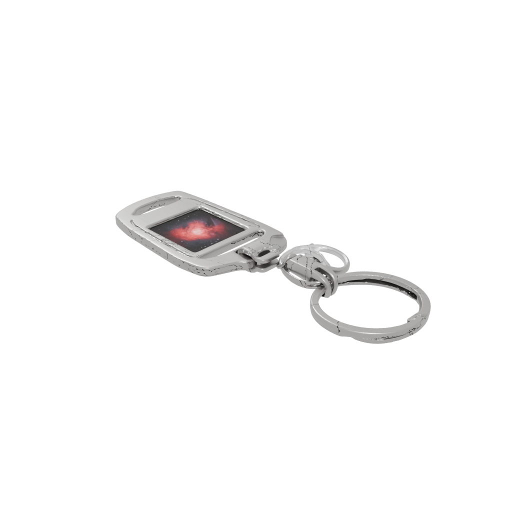 Galaxy Outline Carabiner Clip — keychains 3D print model, STL