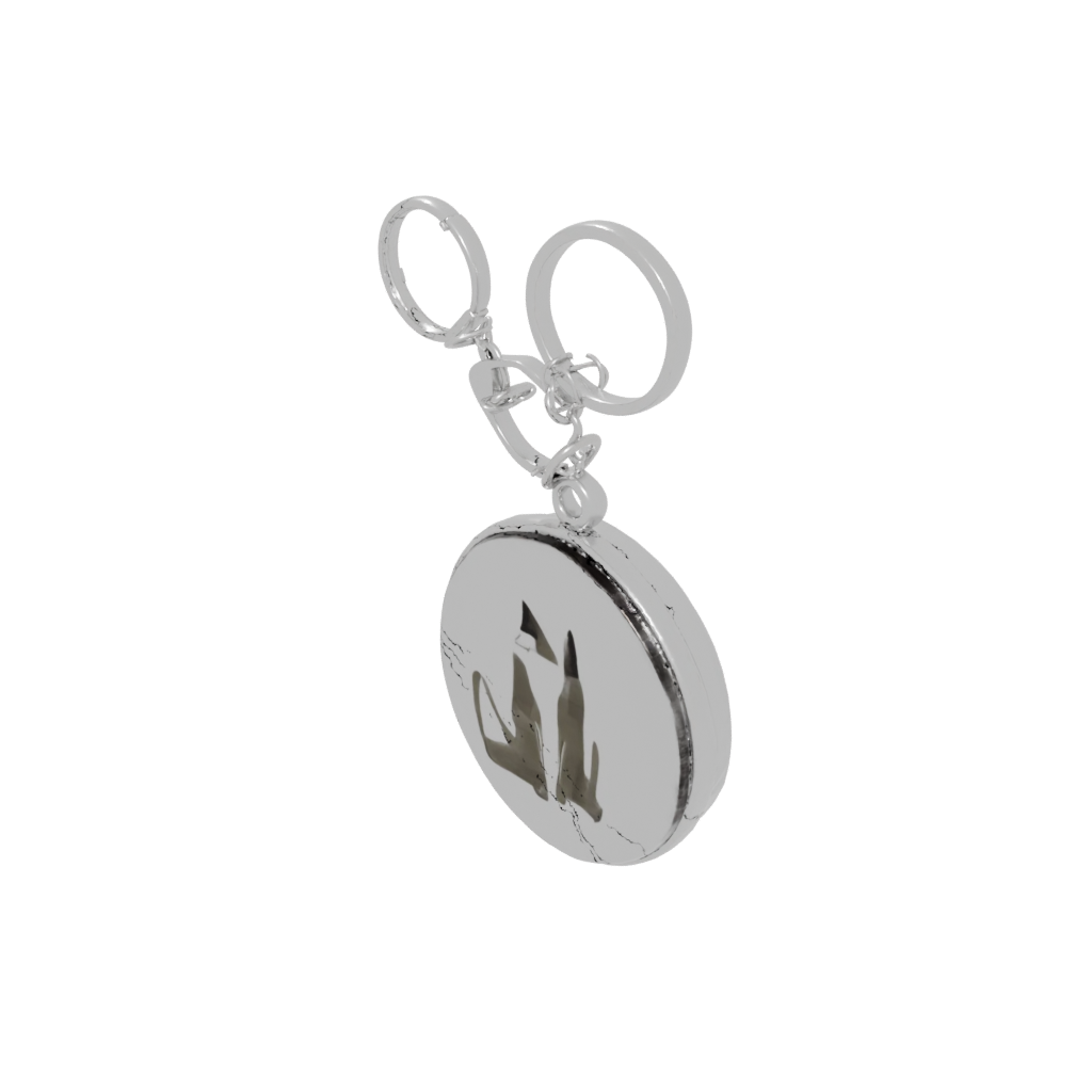 Galaxy Outline Cat Silhouette Charm