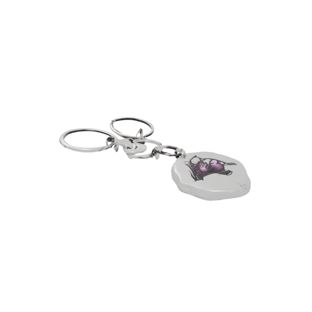 Galaxy Outline Fish Charm — keychains 3D print model, STL