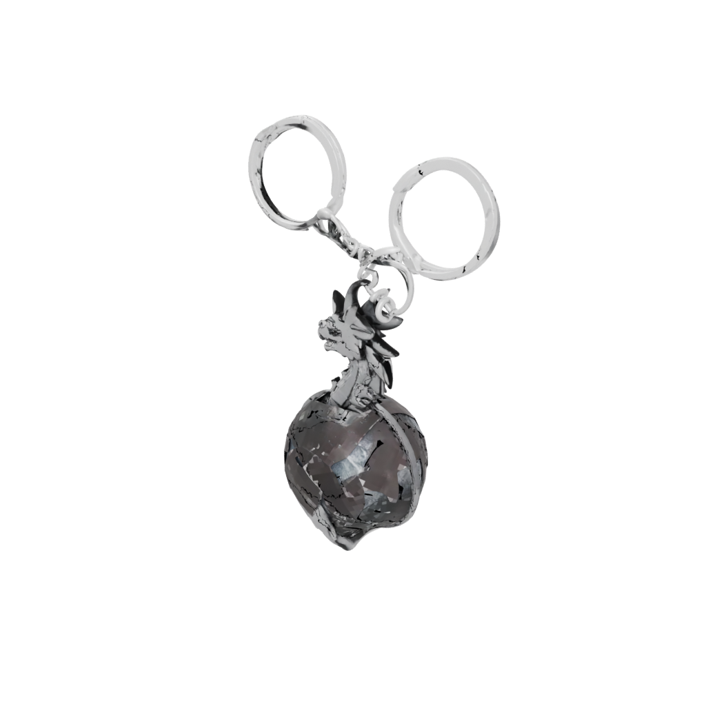 Galaxy Outline Mini Dragon Charm