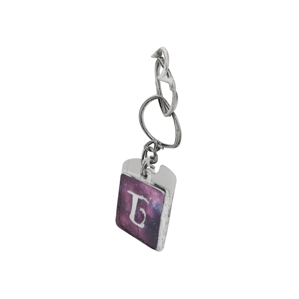 Galaxy Outline Monogram Initial E