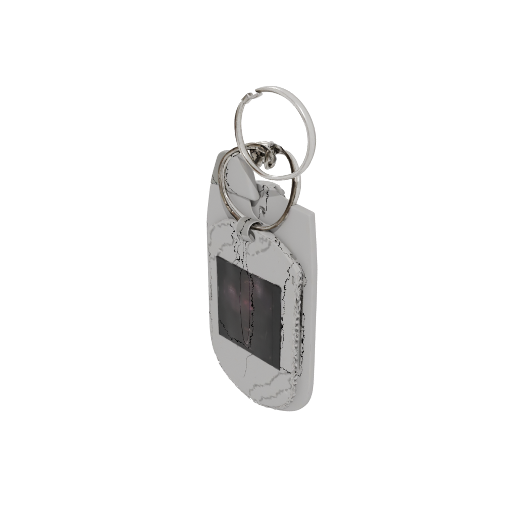 Galaxy Outline Monogram Initial H — keychains 3D print model, STL