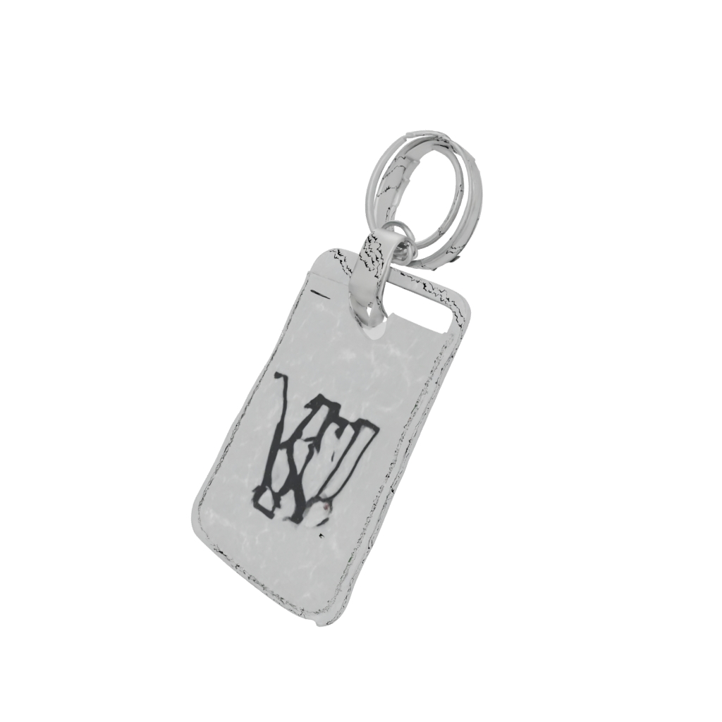 Galaxy Outline Monogram Initial W — keychains 3D print model, STL