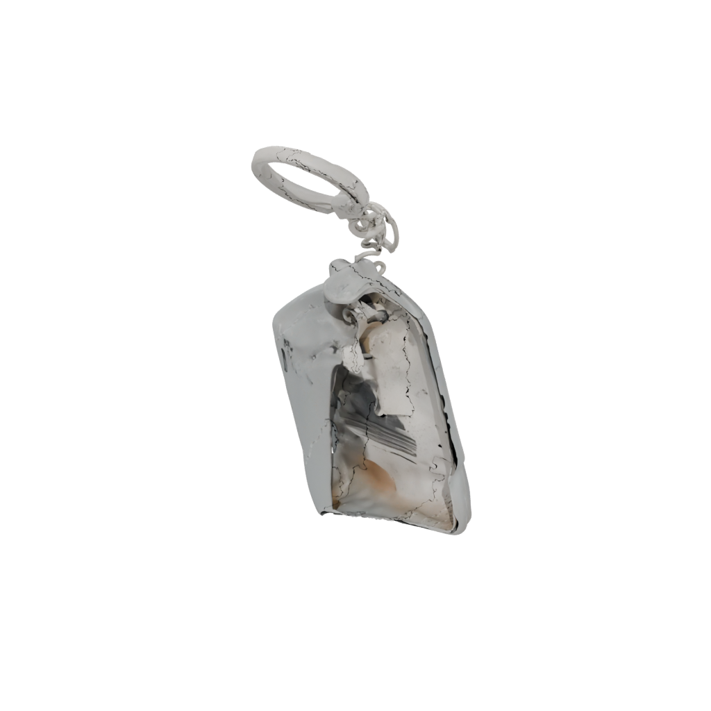 Galaxy Outline Skull Charm — keychains 3D print model, STL
