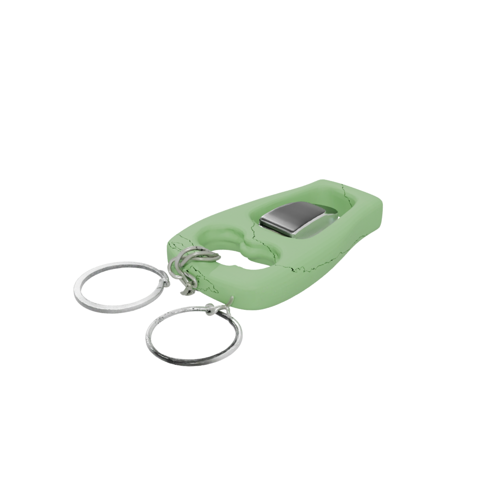 Glow 3D Bottle Opener Tag — keychains 3D print model, STL