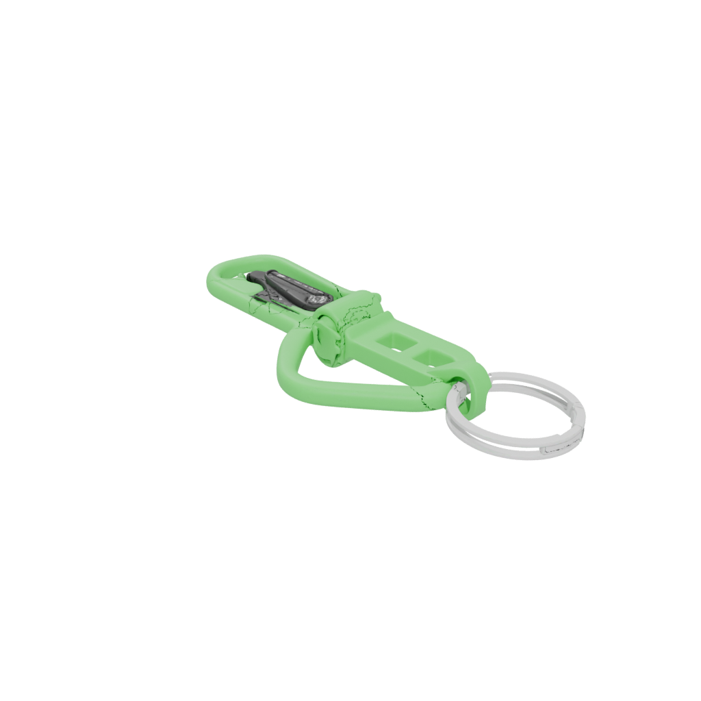 Glow 3D Carabiner Clip