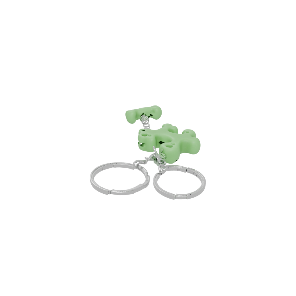 Glow 3D Dog Bone Charm