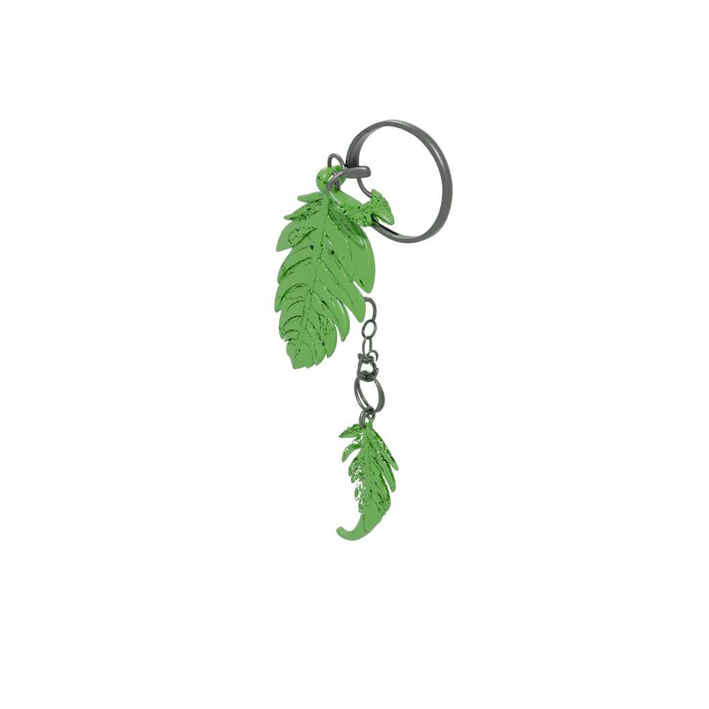 Glow 3D Feather Charm