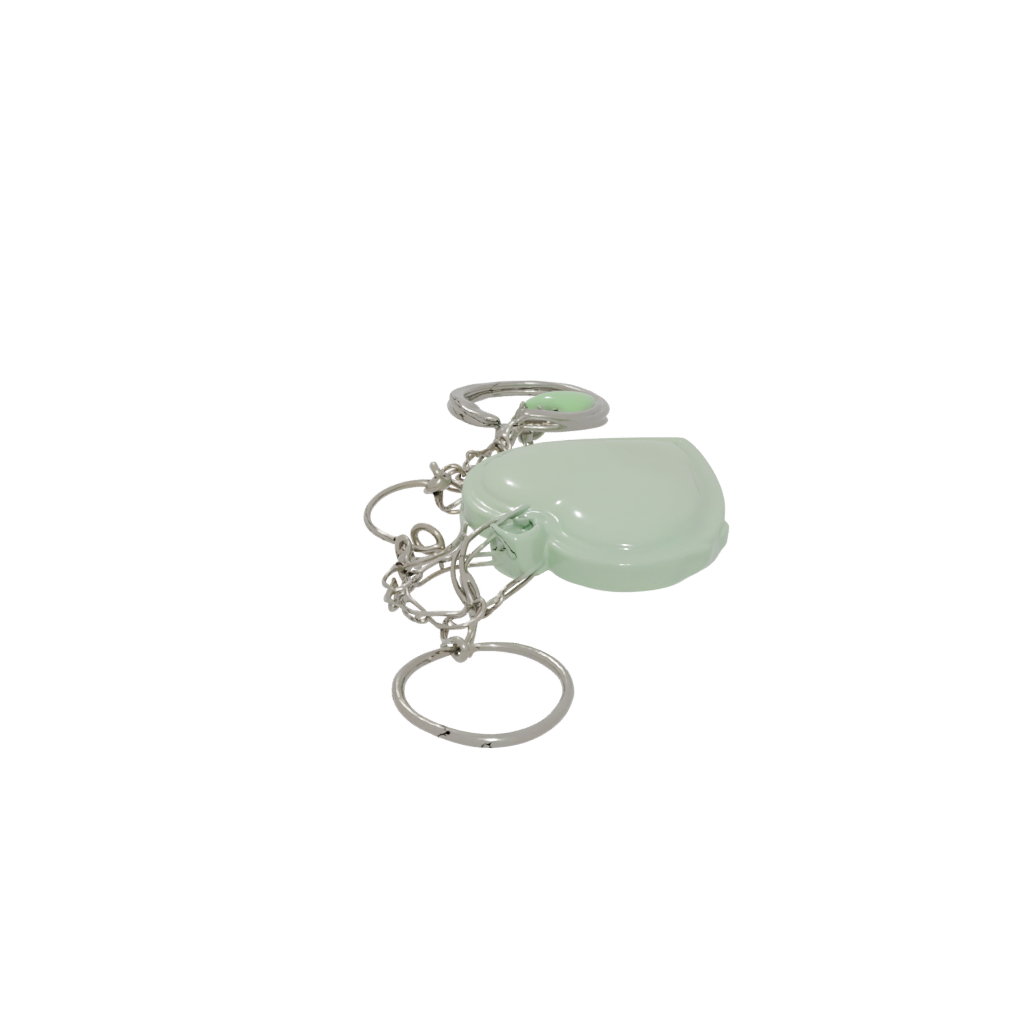 Glow 3D Heart Locket Charm — keychains 3D print model, STL