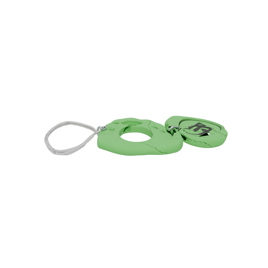 Glow 3D Monogram Initial D — keychains 3D print model, STL