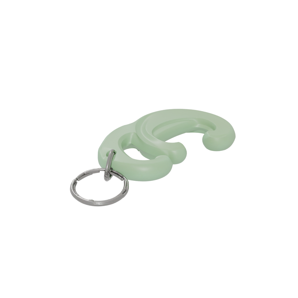 Glow 3D Monogram Initial G — keychains 3D print model, STL