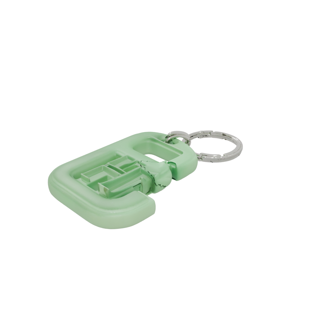 Glow 3D Monogram Initial H