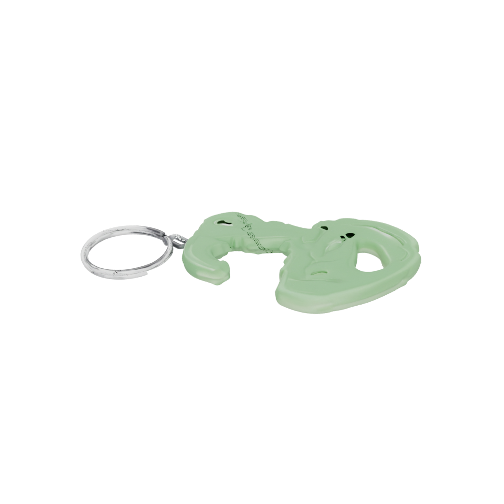 Glow 3D Monogram Initial L — keychains 3D print model, STL