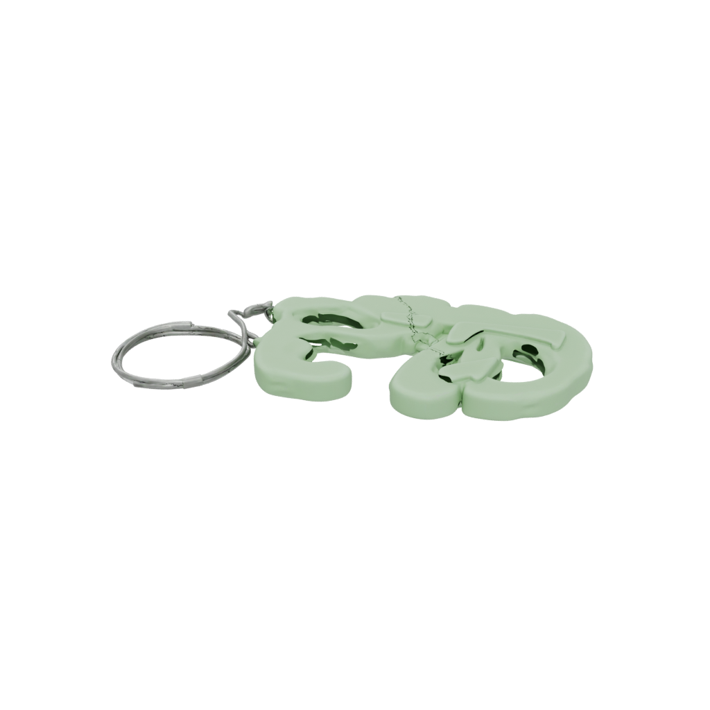Glow 3D Monogram Initial R