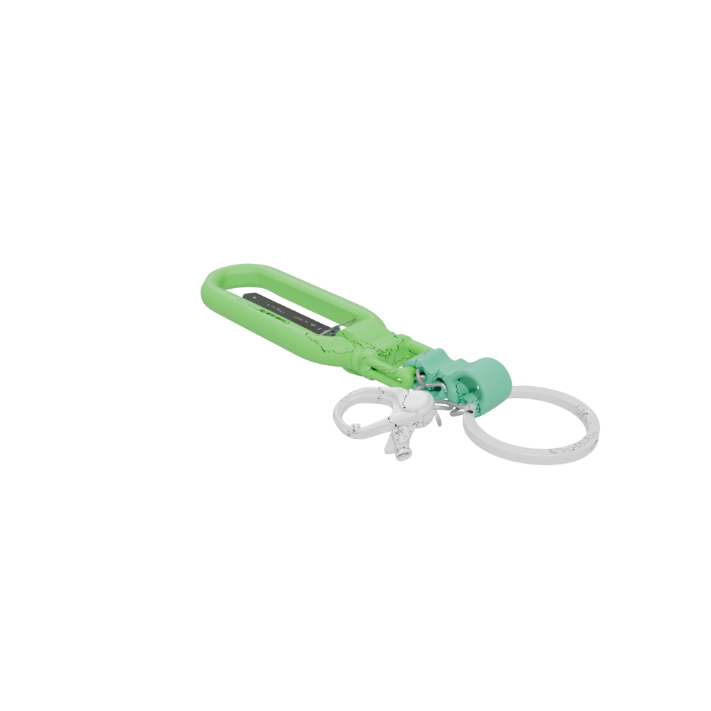 Glow Carabiner Clip — keychains 3D print model, STL