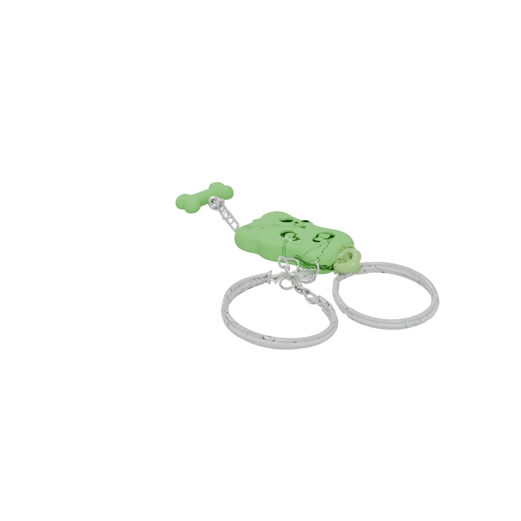 Glow Dog Bone Charm — keychains 3D print model, STL