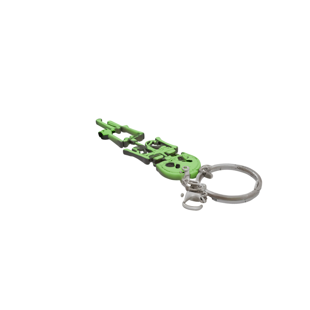 Glow Key Skeleton Charm