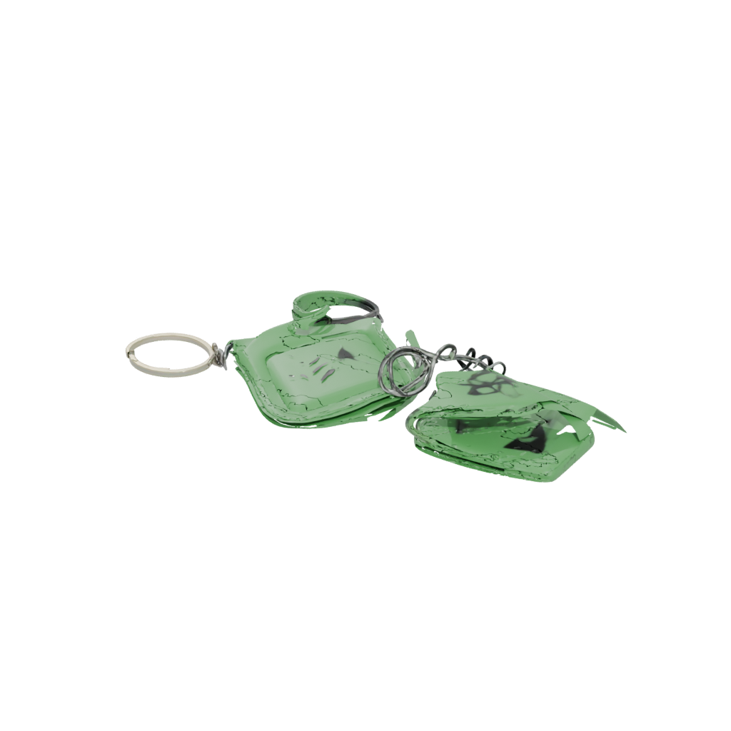 Glow Monogram Initial A — keychains 3D print model, STL