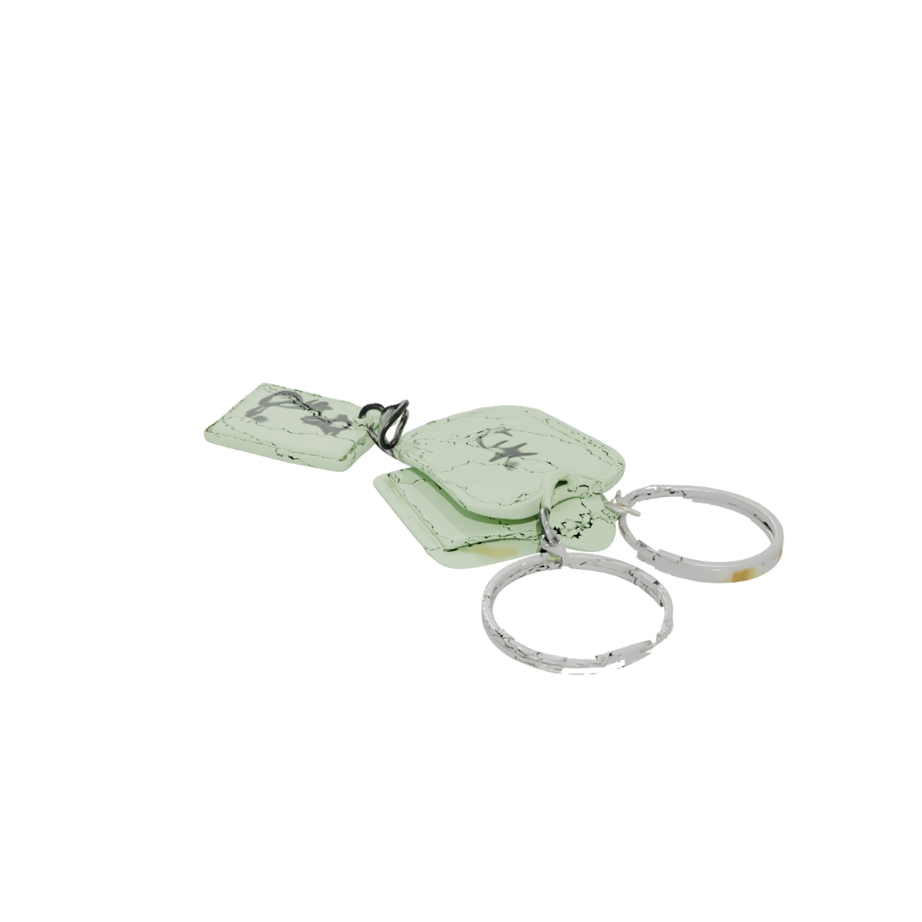 Glow Monogram Initial J — keychains 3D print model, STL