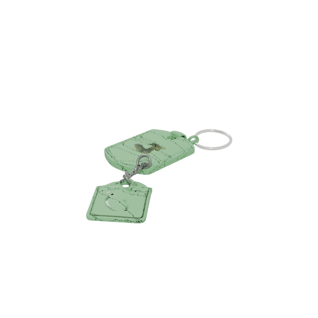 Glow Monogram Initial T — keychains 3D print model, STL