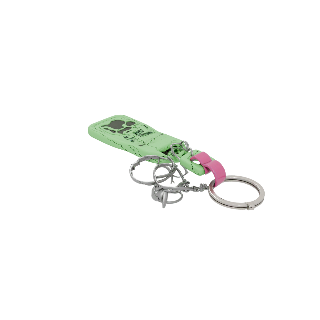 Glow Paw Print Charm
