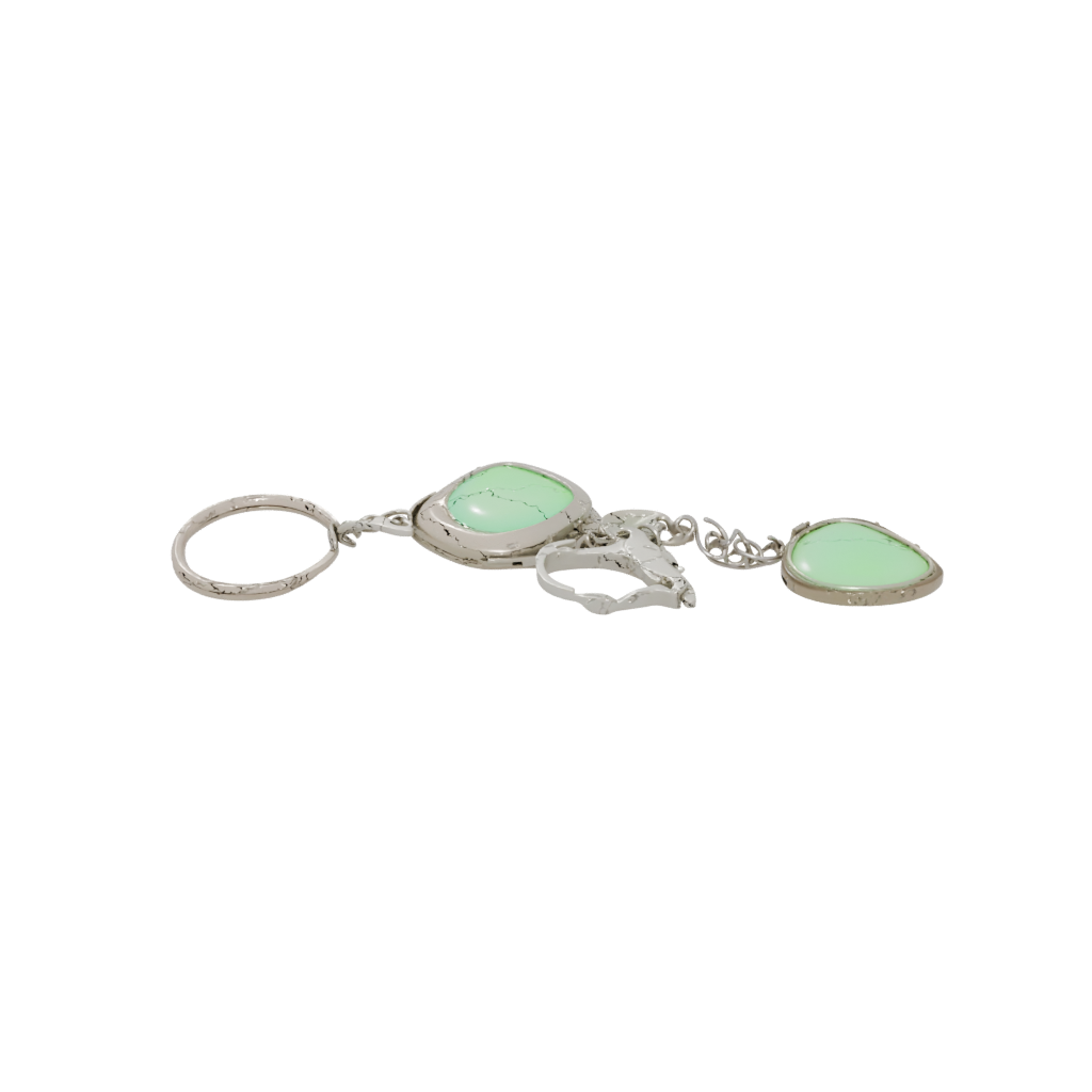 Glow Layered Heart Locket Charm — keychains 3D print model, STL