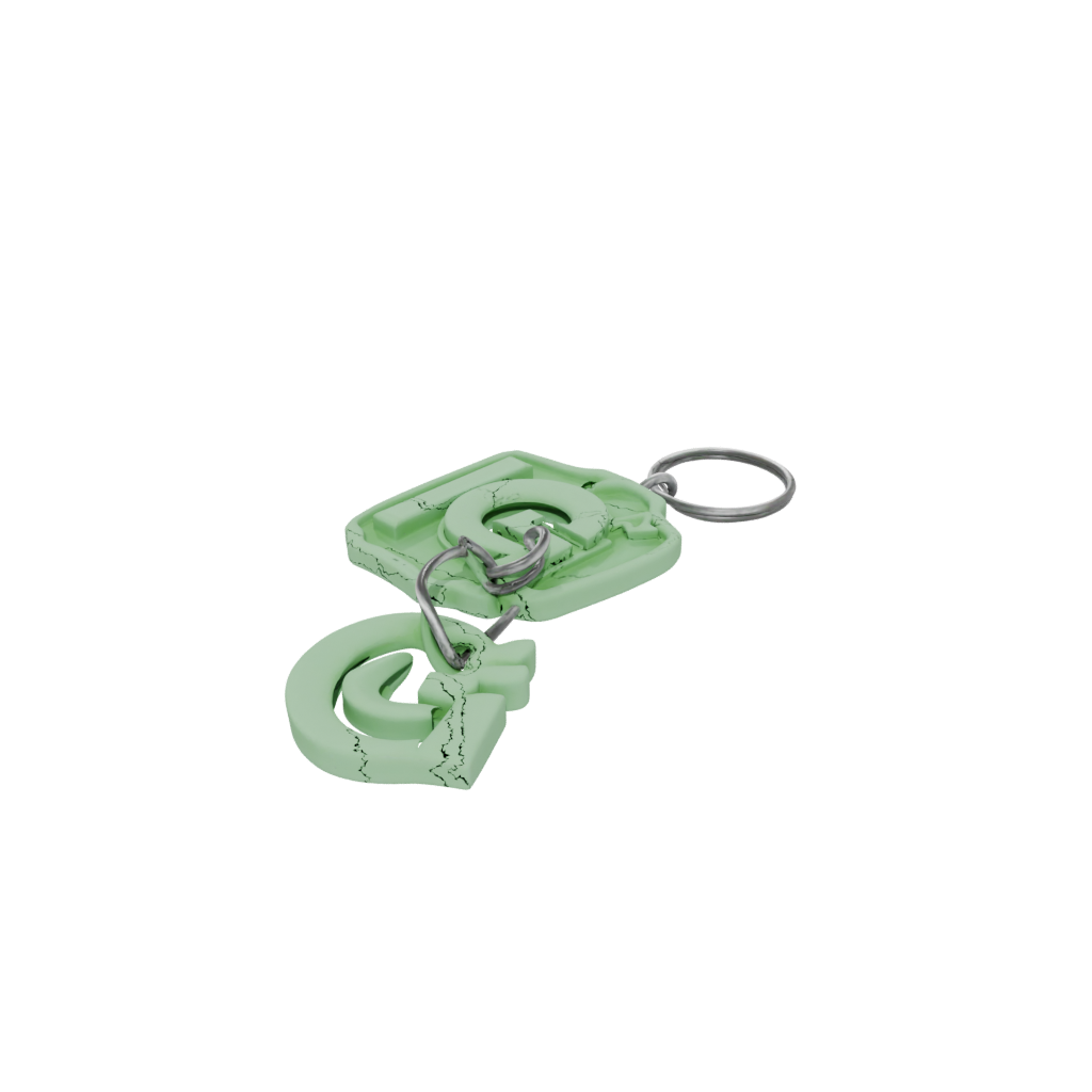 Glow Layered Monogram Initial G