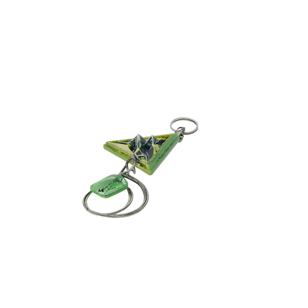 Glow Layered Mountain Peak Charm