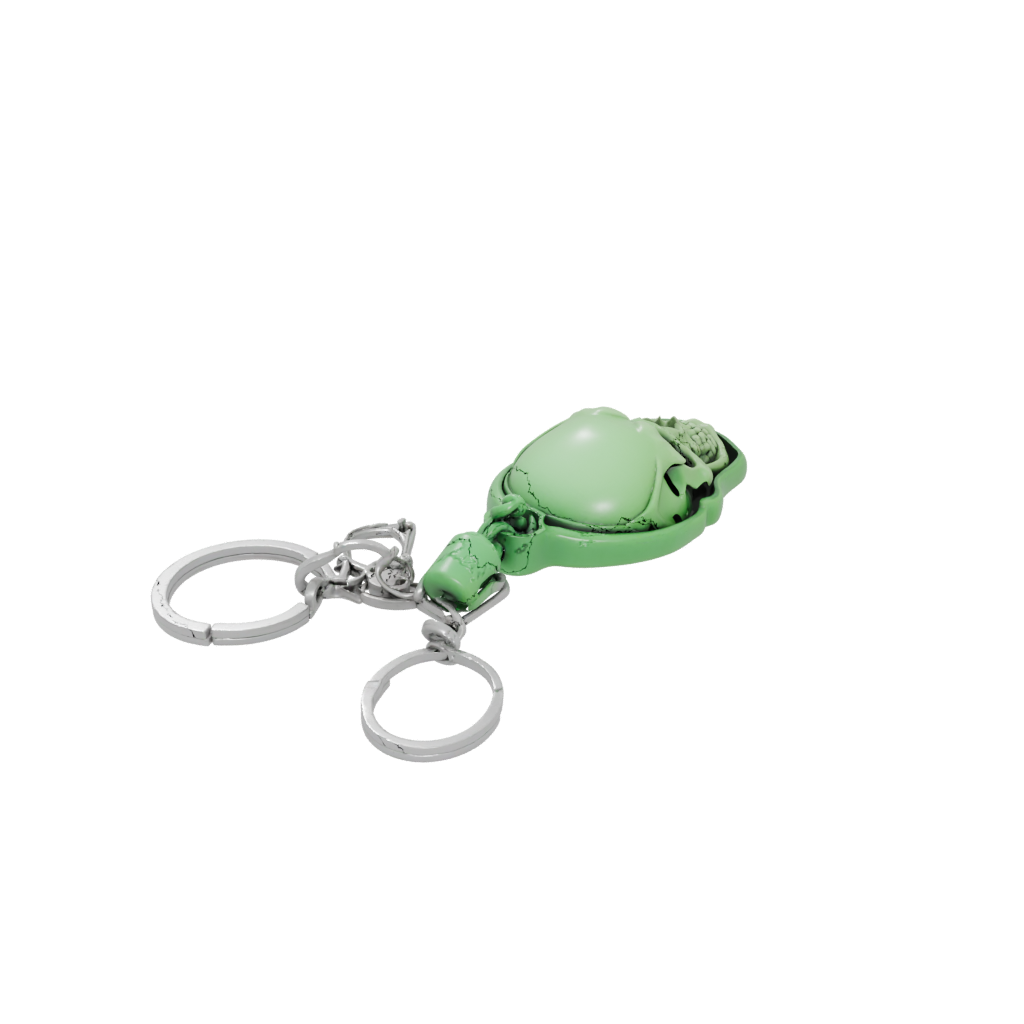 Glow Layered Skull Charm — keychains 3D print model, STL
