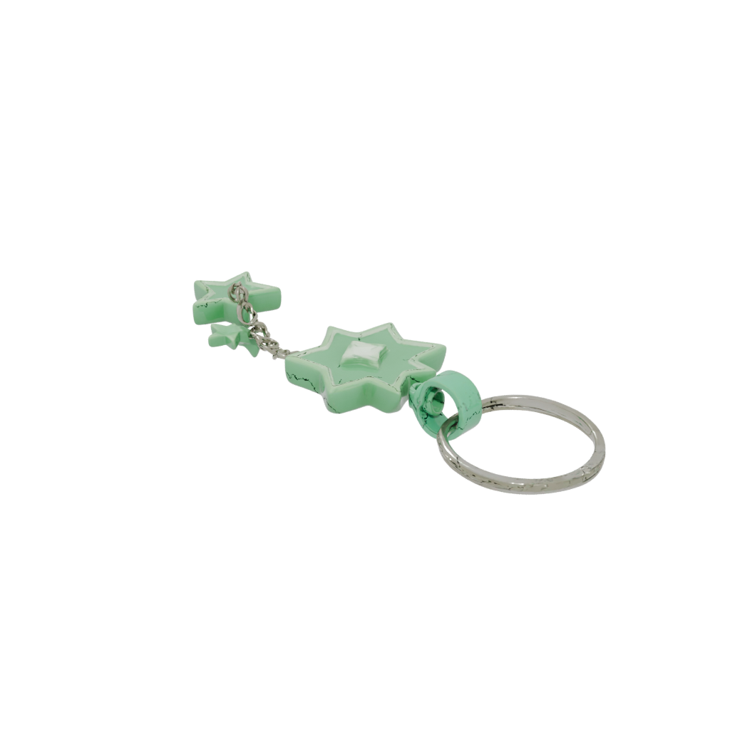 Glow Layered Star Charm